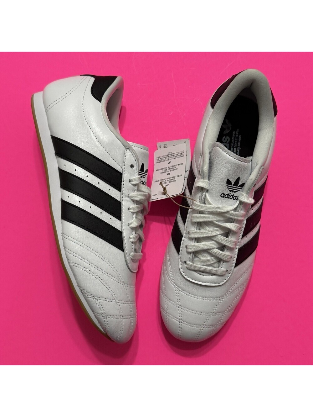 Adidas Originals Taekwondo Lace White Black Gum Shoes Sneakers JS1194 Women’s 9
